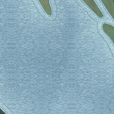 Second close-up of the map of Clayton, Iowa print showing more streets and buildings