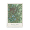 Map of Council Bluffs, Iowa, 12 x 18 inch unframed archival matte print