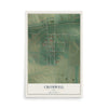 Map of Cromwell, Iowa, 12 x 18 inch unframed archival matte print