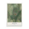Map of Defiance, Iowa, 12 x 18 inch unframed archival matte print