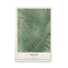 Map of Deloit, Iowa, 12 x 18 inch unframed archival matte print