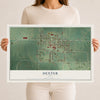 Map of Dexter, Iowa, 12 x 18 inch unframed archival matte print