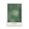 Map of Dolliver, Iowa, 12 x 18 inch unframed archival matte print