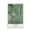 Map of Elkport, Iowa, 12 x 18 inch unframed archival matte print
