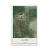 Map of Garner, Iowa, 12 x 18 inch unframed archival matte print