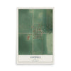 Map of Goodell, Iowa, 12 x 18 inch unframed archival matte print