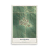Map of Haverhill, Iowa, 12 x 18 inch unframed archival matte print