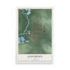 Map of Hawarden, Iowa, 12 x 18 inch unframed archival matte print