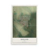 Map of Holland, Iowa, 12 x 18 inch unframed archival matte print