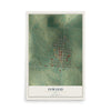Map of Inwood, Iowa, 12 x 18 inch unframed archival matte print