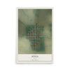 Map of Ionia, Iowa, 12 x 18 inch unframed archival matte print