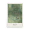 Map of Ireton, Iowa, 12 x 18 inch unframed archival matte print