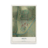 Map of Irwin, Iowa, 12 x 18 inch unframed archival matte print