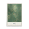 Map of Jolley, Iowa, 12 x 18 inch unframed archival matte print