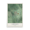 Map of Lambs Grove, Iowa, 12 x 18 inch unframed archival matte print