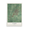 Map of Le Mars, Iowa, 12 x 18 inch unframed archival matte print