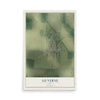 Map of Lu Verne, Iowa, 12 x 18 inch unframed archival matte print