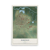 Map of Marengo, Iowa, 12 x 18 inch unframed archival matte print