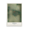 Map of Meriden, Iowa, 12 x 18 inch unframed archival matte print