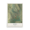 Map of Minden, Iowa, 12 x 18 inch unframed archival matte print