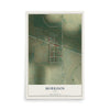 Map of Morrison, Iowa, 12 x 18 inch unframed archival matte print