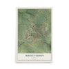 Map of Mount Vernon, Iowa, 12 x 18 inch unframed archival matte print