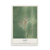 Map of Olds, Iowa, 12 x 18 inch unframed archival matte print