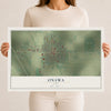 Map of Onawa, Iowa, 12 x 18 inch unframed archival matte print