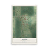 Map of Paton, Iowa, 12 x 18 inch unframed archival matte print