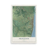 Map of Princeton, Iowa, 12 x 18 inch unframed archival matte print
