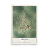 Map of Protivin, Iowa, 12 x 18 inch unframed archival matte print