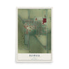 Map of Renwick, Iowa, 12 x 18 inch unframed archival matte print