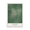 Map of Ringsted, Iowa, 12 x 18 inch unframed archival matte print