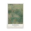 Map of Sharpsburg, Iowa, 12 x 18 inch unframed archival matte print