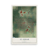 Map of St. Ansgar, Iowa, 12 x 18 inch unframed archival matte print