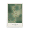Map of Stockport, Iowa, 12 x 18 inch unframed archival matte print