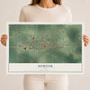 Map of Sumner, Iowa, 12 x 18 inch unframed archival matte print