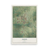 Map of Tiffin, Iowa, 12 x 18 inch unframed archival matte print