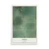 Map of Udell, Iowa, 12 x 18 inch unframed archival matte print