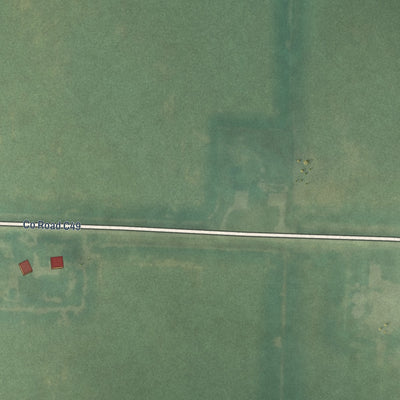 Second close-up of the map of Varina, Iowa print showing more streets and buildings