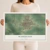 Map of Washington, Iowa, 12 x 18 inch unframed archival matte print