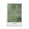 Map of Wellman, Iowa, 12 x 18 inch unframed archival matte print