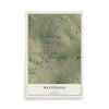 Map of Westphalia, Iowa, 12 x 18 inch unframed archival matte print