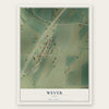 Wever, Iowa map print, the full design