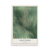 Map of What Cheer, Iowa, 12 x 18 inch unframed archival matte print