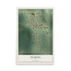 Map of Zearing, Iowa, 12 x 18 inch unframed archival matte print