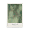 Map of Greenleaf, Idaho, 12 x 18 inch unframed archival matte print