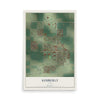 Map of Kimberly, Idaho, 12 x 18 inch unframed archival matte print