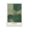 Map of Minidoka, Idaho, 12 x 18 inch unframed archival matte print