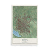 Map of Nampa, Idaho, 12 x 18 inch unframed archival matte print